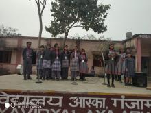 DIFFERENT LANGUAGES CONVERSATION IN THE MORNING ASSEMBLY